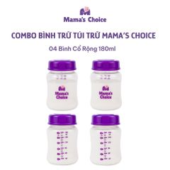 Combo Bình Trữ Sữa và Túi Trữ Sữa Mama’s Choice, Bảo Quản và Đựng Sữa Mẹ, Kiểm Định An Toàn Quốc Tế Bureau Veritas