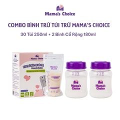 Combo Bình Trữ Sữa và Túi Trữ Sữa Mama’s Choice, Bảo Quản và Đựng Sữa Mẹ, Kiểm Định An Toàn Quốc Tế Bureau Veritas