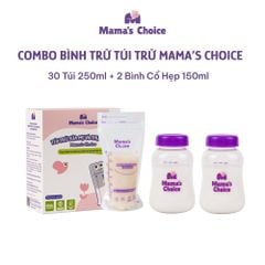 Combo Bình Trữ Sữa và Túi Trữ Sữa Mama’s Choice, Bảo Quản và Đựng Sữa Mẹ, Kiểm Định An Toàn Quốc Tế Bureau Veritas