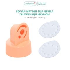Bộ Van Trắng Van Vàng Maymom Dùng Cho Máy Hút Sữa Medela Pump, Harmony, Swing, Mini Electric, Symphony