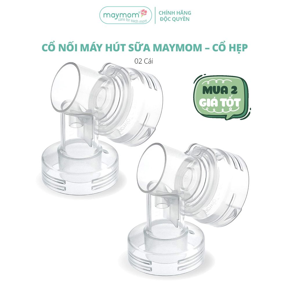 Cổ Nối Phễu Maymom Myfit Loại Cổ Hẹp, Tương Thích Phễu Hút Sữa Medela, Pumpin, Lacteck, Mini Pum, Pumpa, Silicon