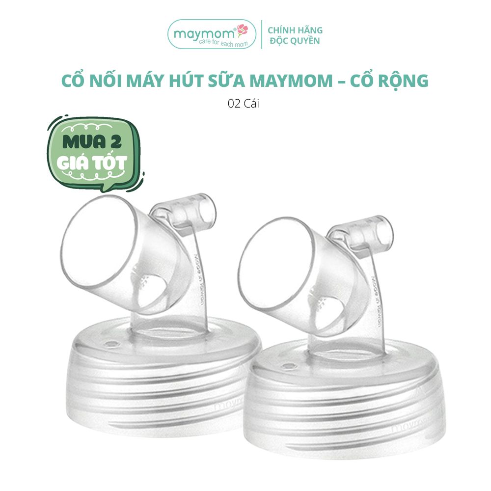 Cổ Nối Phễu Maymom Myfit Loại Cổ Rộng, Tương Thích Phễu Hút Sữa Spectra, Pumpin, Lacteck, Mini Pum, Pumpa, Silicon