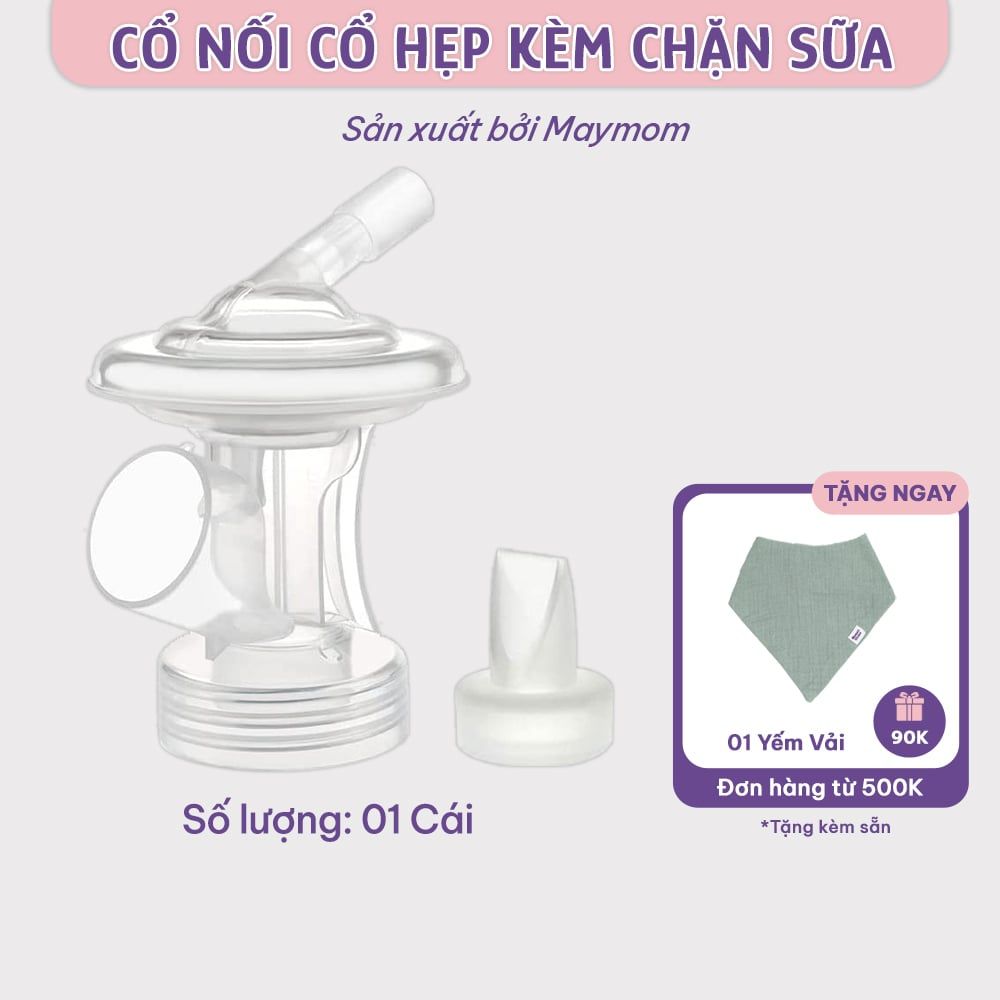 Cổ Nối Máy Hút Sữa Medela 5 Chi Tiết Thương Hiệu Maymom, Tương Thích Máy Medela MaxFlow, Freestyle, SwingMaxi, Sonata