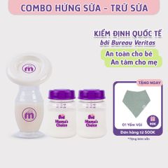 Cốc Hứng Sữa Bình Trữ Sữa Mama's Choice, Combo Hứng Sữa Trữ Sữa Tiện Lợi Cho Mẹ, Kiểm Định An Toàn Cho Bé