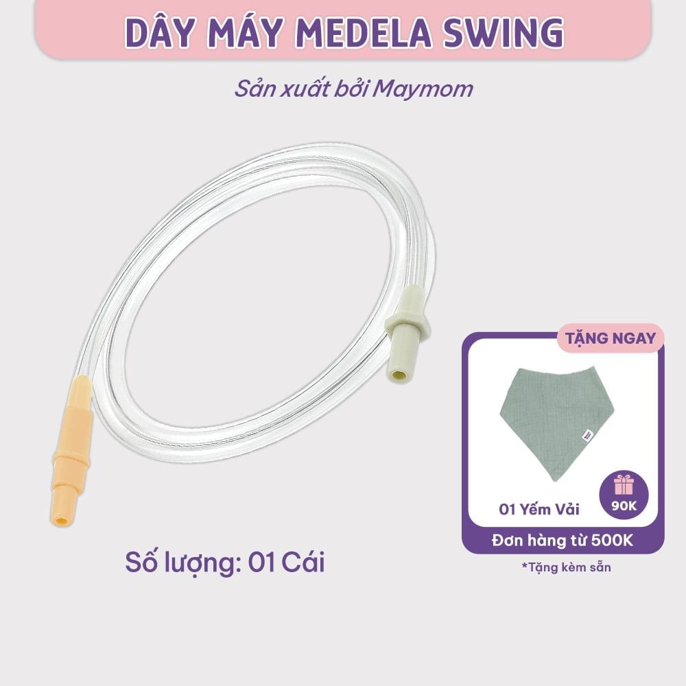 Dây Máy Hút Sữa Medela Swing Thương Hiệu Maymom, Không Chứa BPA, An Toàn Cho Mẹ và Bé, Vệ Sinh Dễ Dàng (1 dây)