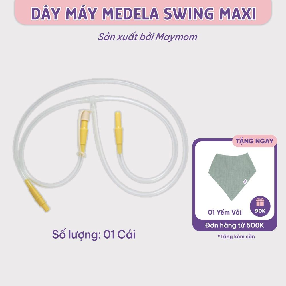 Dây Hút Sữa Medela Swing Maxi Thương Hiệu Maymom, Không Chứa BPA, An Toàn 100%, Vệ Sinh Dễ Dàng (1 dây)