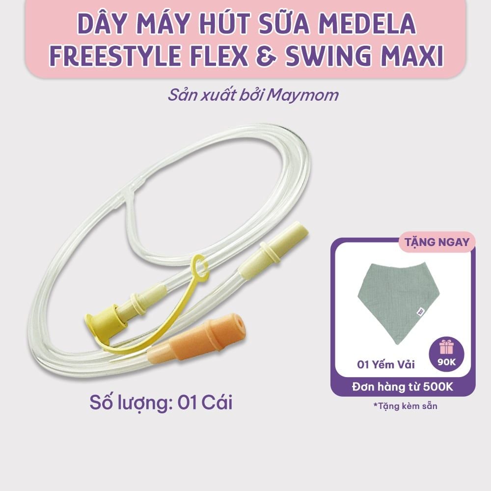 Dây Hút Sữa Medela Freestyle Flex Thương Hiệu Maymom, Không Chứa BPA, An Toàn 100%, Vệ Sinh Dễ Dàng (1 dây)