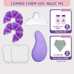Combo Núm Trợ Ti, Túi Chườm Ngực, Máy Thông Tắc Tia Sữa, Miếng Dán Lạnh Mama's Choice - Combo Chăm Sóc Ngực Mẹ