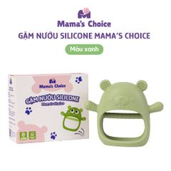 Gặm Nướu Mama's Choice Cao Cấp Cho Bé, Kiểm Định An Toàn Quốc Tế, Chất Liệu Silicone Bạch Kim, Có Hộp Bảo Quản