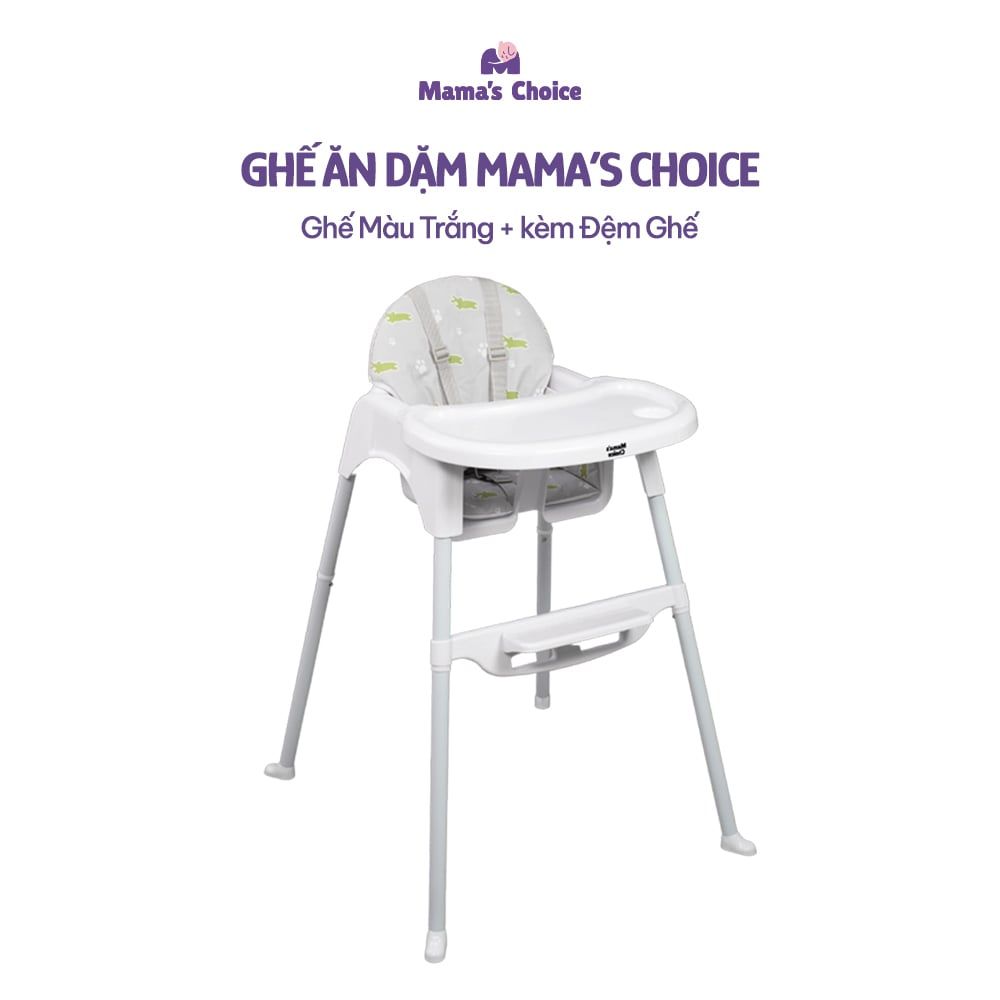 Ghế Ăn Dặm Mama's Choice, Ghế Cho Bé Tập Ăn Dặm, Kiểu Dáng Chắc Chắn Dễ Tháo Lắp và Vệ Sinh