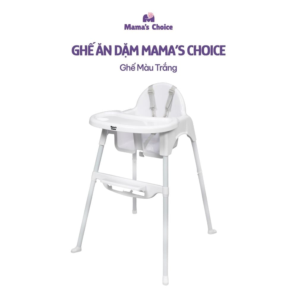 Ghế Ăn Dặm Mama's Choice, Ghế Cho Bé Tập Ăn Dặm, Kiểu Dáng Chắc Chắn Dễ Tháo Lắp và Vệ Sinh