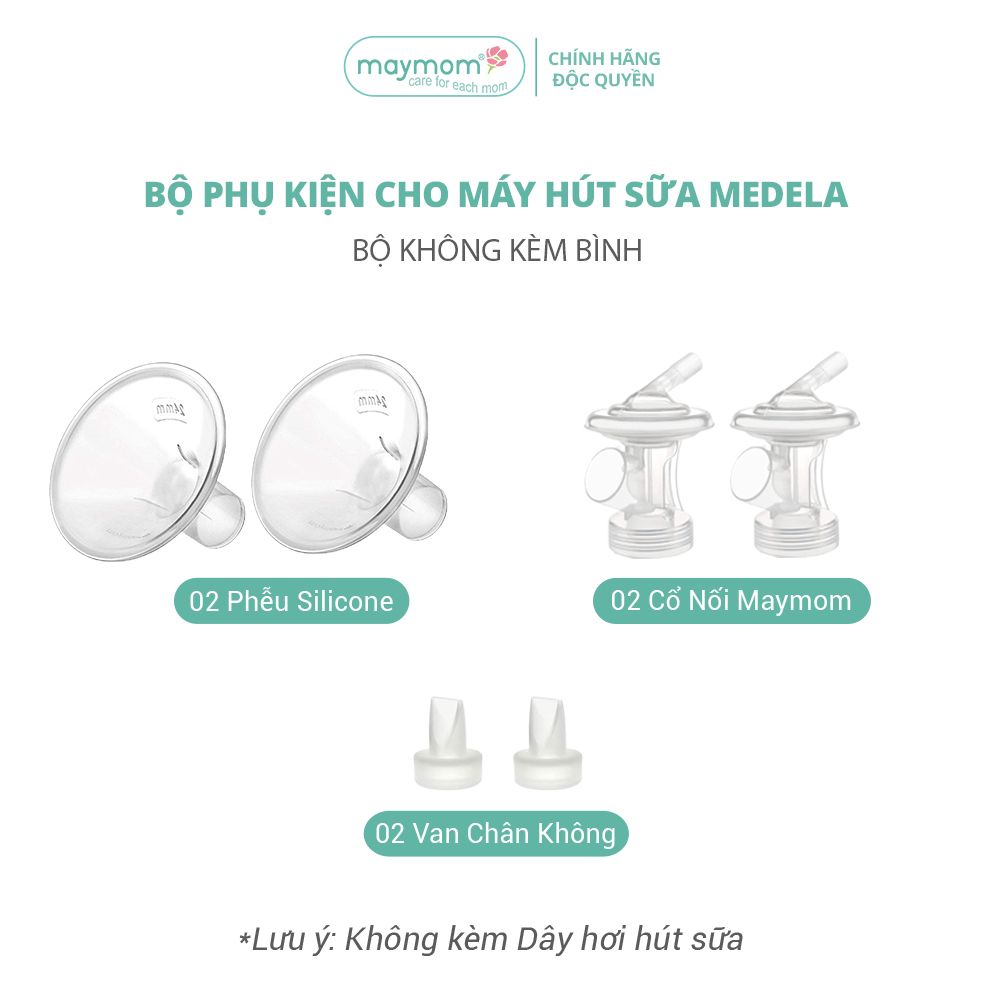 Phụ Kiện Maymom Cho Máy Hút Sữa Medela Maxflow, Sonata, FreeStyle Flex, FreeStyle, Swing Maxi, Swing Maxi Flex