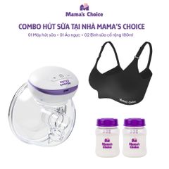 Hút Sữa Tại Nhà Mama’s Choice, Combo Rảnh Tay Tiện Lợi Mẹ Thảnh Thơi, Hút Sữa Dễ Dàng Mọi Lúc Mọi Nơi