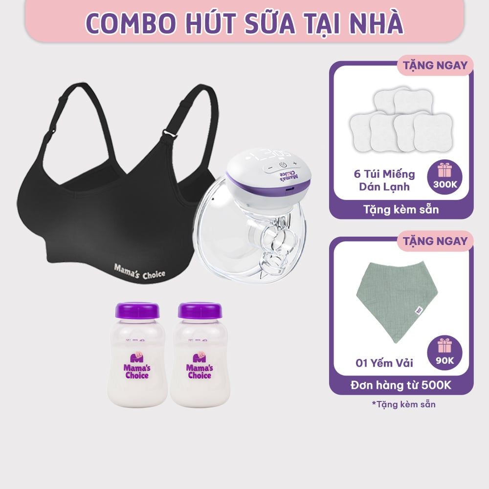 Hút Sữa Tại Nhà Mama’s Choice, Combo Rảnh Tay Tiện Lợi Mẹ Thảnh Thơi, Hút Sữa Dễ Dàng Mọi Lúc Mọi Nơi