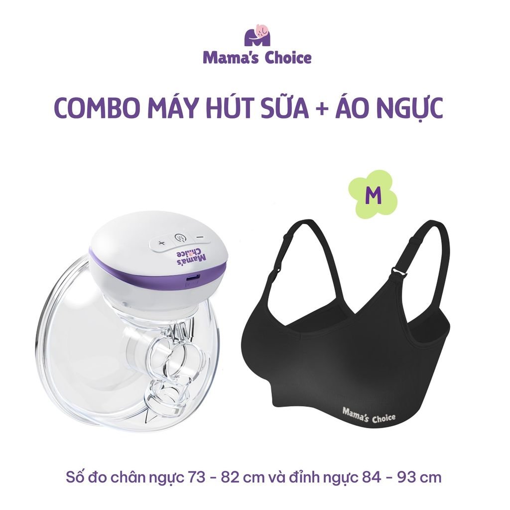Máy Hút Sữa Không Dây Mama's Choice, Vắt Sữa Rảnh Tay Mọi Lúc Mọi Nơi, Pin Sạc Tiện Lợi, BH 1 Đổi 1 Mới 12 Tháng