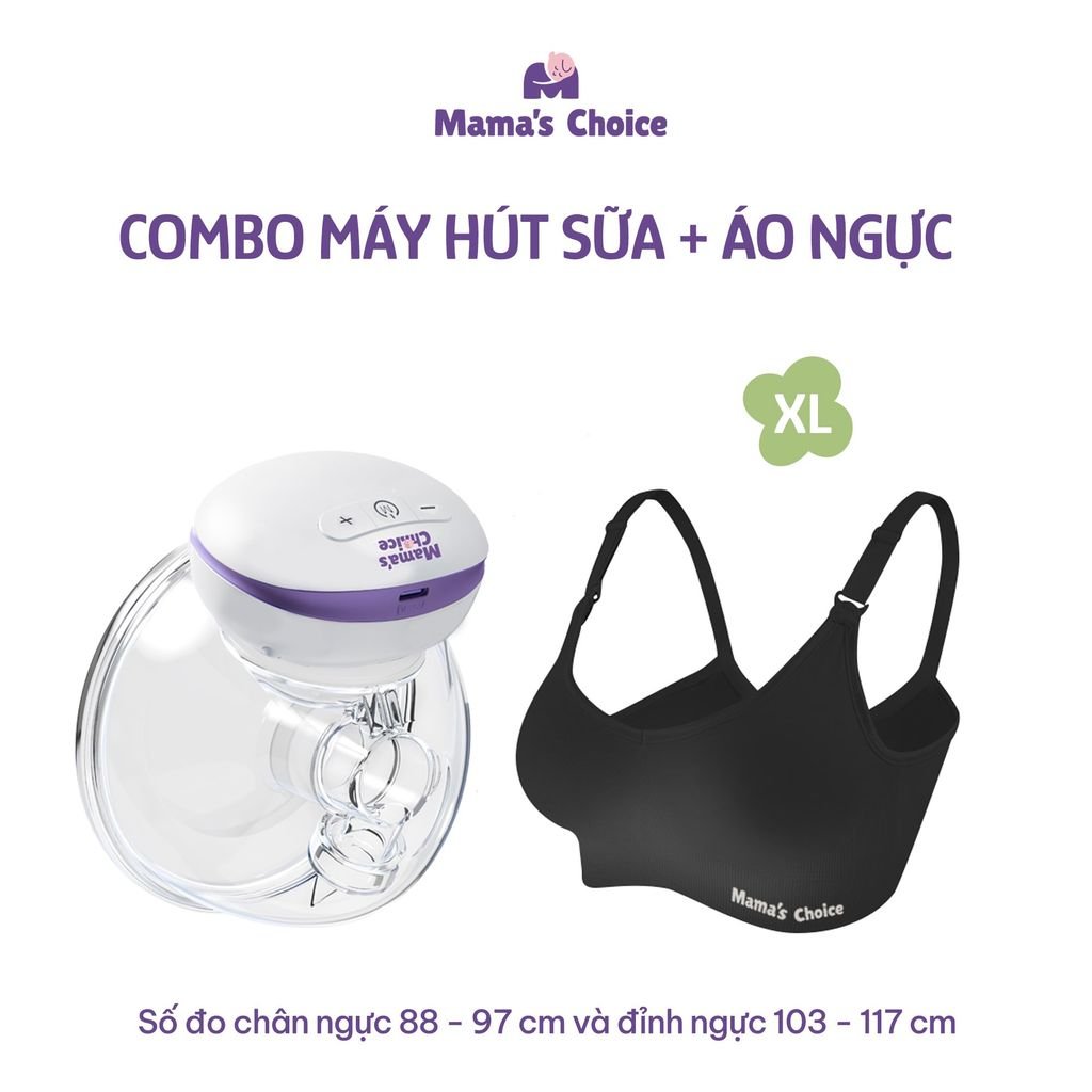 Máy Hút Sữa Không Dây Mama's Choice, Vắt Sữa Rảnh Tay Mọi Lúc Mọi Nơi, Pin Sạc Tiện Lợi, BH 1 Đổi 1 Mới 12 Tháng