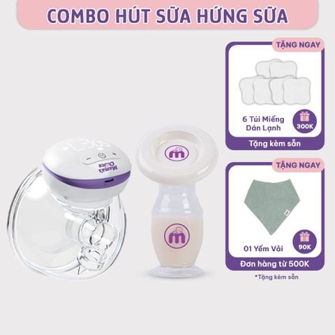 Máy Hút Sữa Không Dây và Cốc Hứng Sữa Mama’s Choice, Combo Hút Sữa Rảnh Tay, Tiện Lợi Giá Tốt Mẹ Nào Cũng Phải Có