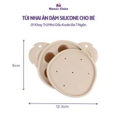 Túi Nhai Ăn Dặm Mama's Choice Cho Bé, Núm Nhai Hoa Quả Chống Hóc, Tặng Kèm 3 Size Núm Phù Hợp Bé Từ 4 Tháng Tuổi