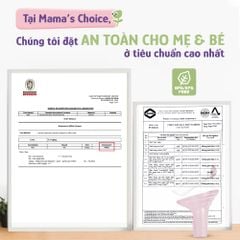 Phễu Hút Sữa Silicone Công Thái Học Mama's Choice, Silicone Bạch Kim Siêu Mềm Tăng Hiệu Quả Hút Sữa Kích Sữa