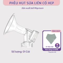 Phễu Hút Sữa Liền Cổ Nối Maymom, Phụ Kiện Thay Thế Máy Vắt Sữa Medela Pump-Sonata-Freestyle-Swing
