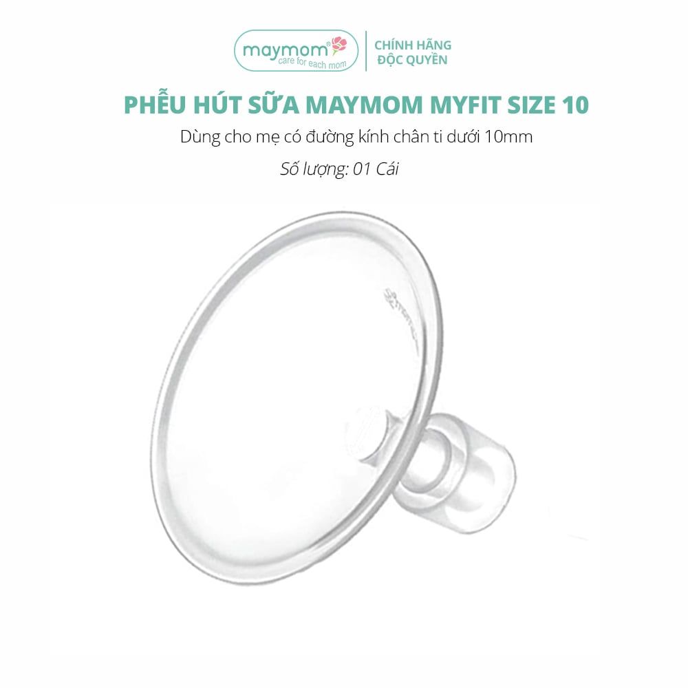 Phễu Hút Sữa Maymom Myfit, Phụ Kiện Thay Thế Máy Vắt Sữa Medela, Spectra, Avent, Unimom, Rozabi, Cimilre (1 cái)