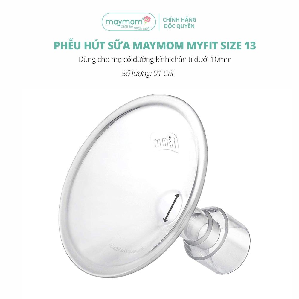 Phễu Hút Sữa Maymom Myfit, Phụ Kiện Thay Thế Máy Vắt Sữa Medela, Spectra, Avent, Unimom, Rozabi, Cimilre (1 cái)