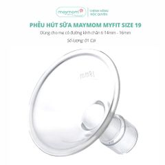 Phễu Hút Sữa Maymom Myfit, Phụ Kiện Thay Thế Máy Vắt Sữa Medela, Spectra, Avent, Unimom, Rozabi, Cimilre (1 cái)