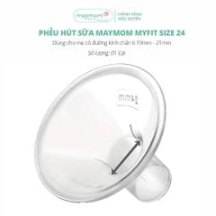 Phễu Hút Sữa Maymom Myfit, Phụ Kiện Thay Thế Máy Vắt Sữa Medela, Spectra, Avent, Unimom, Rozabi, Cimilre (1 cái)