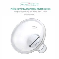 Phễu Hút Sữa Maymom Myfit, Phụ Kiện Thay Thế Máy Vắt Sữa Medela, Spectra, Avent, Unimom, Rozabi, Cimilre (1 cái)