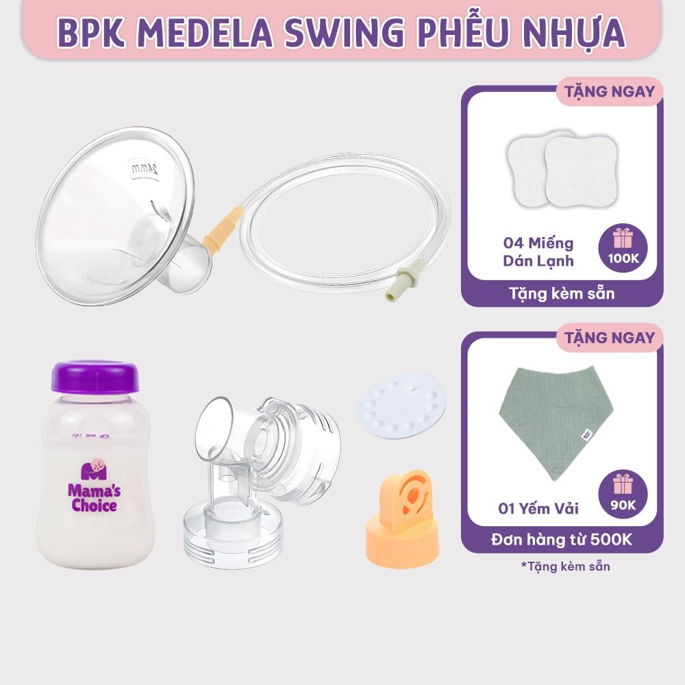 Bộ Phụ Kiện Máy Hút Sữa Medela Swing Thương Hiệu Maymom, Phễu Size Từ 10-32mm