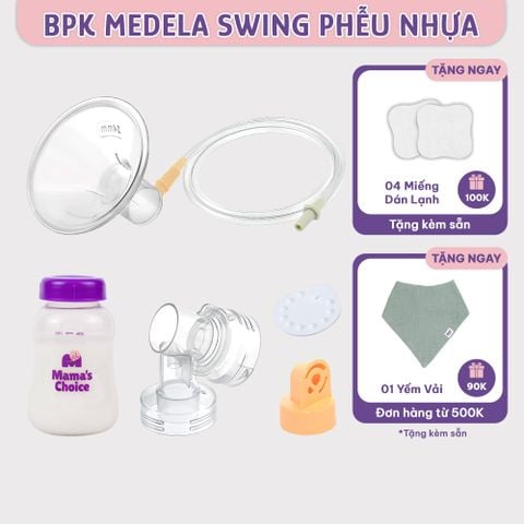 Bộ Phụ Kiện Máy Hút Sữa Medela Swing Thương Hiệu Maymom, Phễu Size Từ 10-32mm