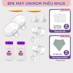 Bộ Phụ Kiện Máy Hút Sữa Unimom Thương Hiệu Maymom, Phễu Hút Sữa Size Từ 10-32mm