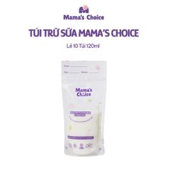 Túi Trữ Sữa Mama's Choice Dung Tích 120ml-250ml, Bảo Quản Sữa Mẹ An Toàn, 2 Khóa Zipper Chống Rò Rỉ (Hộp 30 túi)