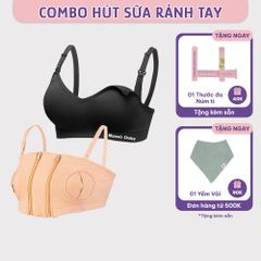 Combo Hỗ Trợ Hút Sữa Rảnh Tay, Áo Hút Sữa và Áo Lót Ngực Đa Năng Mama's Choice, Tăng Hiệu Quả Giảm Gánh Nặng Cho Mẹ