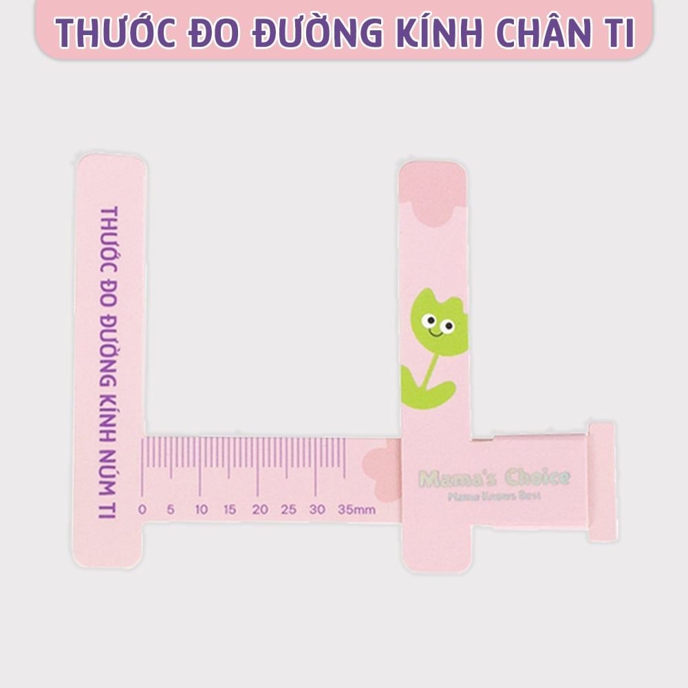 Thước Đo Ti Mama’s Choice, Xác Định Đường Kính Núm Ti Mẹ, Giúp Mẹ Chọn Được Size Phễu Phù Hợp Khi Hút Sữa