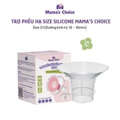 Trợ Phễu Silicone Mama's Choice NewFit, Đệm Hạ Size Phễu Size 15-17-19-21mm, Hút Sữa Hiệu Quả và Êm Ái (01 Cái)