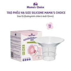 Trợ Phễu Silicone Mama's Choice NewFit, Đệm Hạ Size Phễu Size 15-17-19-21mm, Hút Sữa Hiệu Quả và Êm Ái (01 Cái)