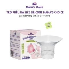 Trợ Phễu Silicone Mama's Choice NewFit, Đệm Hạ Size Phễu Size 15-17-19-21mm, Hút Sữa Hiệu Quả và Êm Ái (01 Cái)