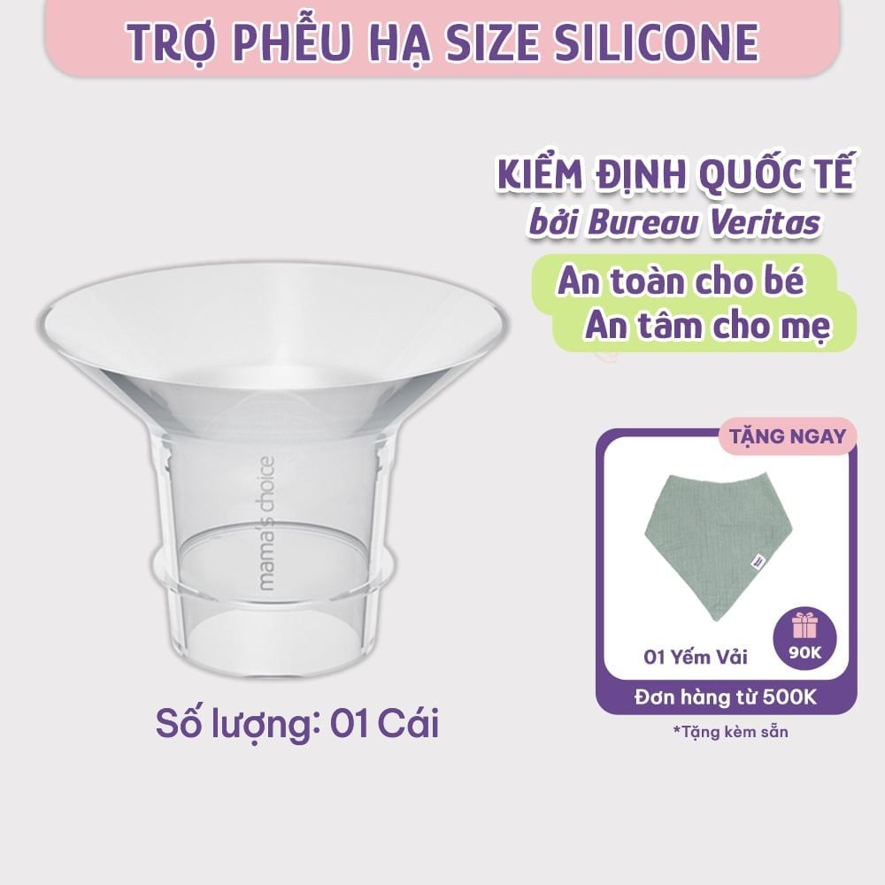 Trợ Phễu Maymom Size 13-15-17-19-21mm, Đệm Giảm Hạ Size Phễu Hút Sữa, Cup Vắt Sữa, Chất Liệu Silicone Êm Ái và An Toàn