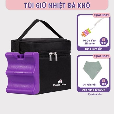 Túi Đá Khô Trữ Sữa Mama’s Choice, Bảo Quản Lạnh Sữa Mẹ Đến 12 Giờ, Giữ Nhiệt Bình Sữa, Đựng và Giữ Ấm Đồ Ăn Cho Mẹ & Bé