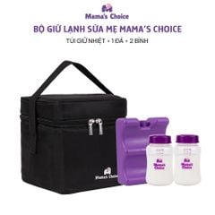 Trọn Bộ Giữ Lạnh Sữa Mẹ Mama’s Choice, Bảo Quản Sữa Mẹ, Đựng và Giữ Ấm Đồ Ăn Cho Bé, Chất Liệu Cao Cấp 4 Lớp Dày Dặn