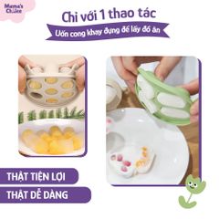 Khay Trữ Đông Mini Mama's Choice, Bảo Quản Đồ Ăn Dặm Thức Ăn Cho Bé, Nắp Đậy Chắc Chắn, Chất Liệu Silicone Bạch Kim