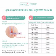 Bộ Phụ Kiện Máy Hút Sữa Medela Swing Thương Hiệu Maymom, Phễu Size Từ 10-32mm