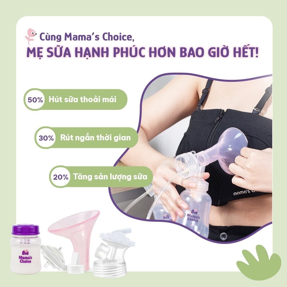 Phụ Kiện Hút Sữa Cải Tiến Phễu Silicone Cho Máy Spectra, Avent, Fazt, Rozabi, Vắt Sữa Êm Ái, Kiểm Định An Toàn Quốc Tế