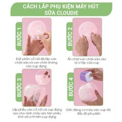 Phụ Kiện Máy Hút Sữa Mama’s Choice Cloudie, Bộ Cup Dành Cho Hút Sữa Máy Hút Sữa Rảnh Tay Không Dây Cloudie