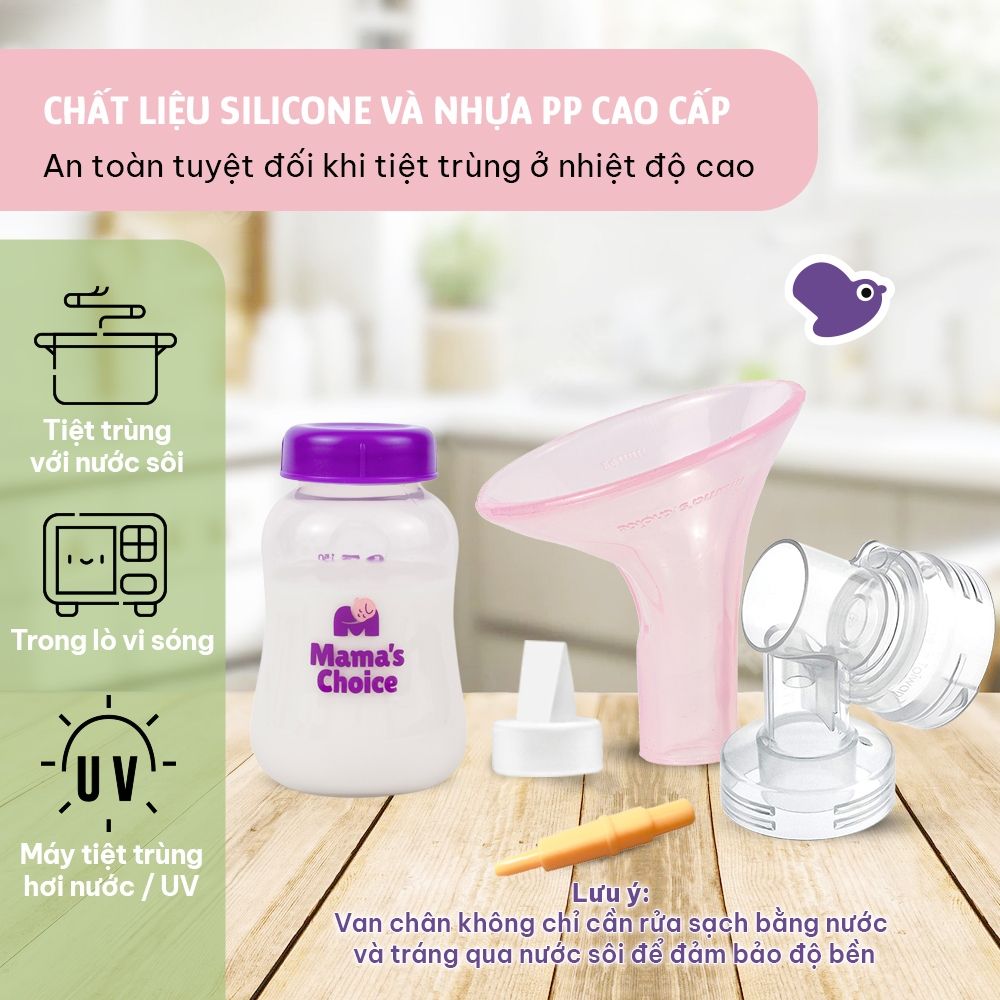 Phụ Kiện Hút Sữa Phễu Silicone Cho Máy Unimom, Kiểm Định An Toàn Quốc Tế, Vắt Sữa Êm Ái và Hiệu Quả