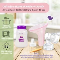 Phụ Kiện Hút Sữa Phễu Silicone Cho Máy Unimom, Kiểm Định An Toàn Quốc Tế, Vắt Sữa Êm Ái và Hiệu Quả