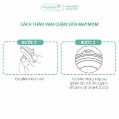 Van Chặn Sữa Silicone Sản Xuất bởi Maymom, Dùng Cho Chặn Sữa Ngắn/Dài Maymom - Cimilre