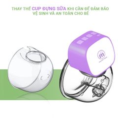 Cup Đựng Sữa Dành Cho Máy Hút Sữa Mama's Choice Cloudie, Chất Lượng Cao Cấp, An Toàn Cho Mẹ Khi Hút Sữa