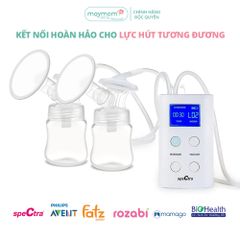 Cổ Nối Máy Hút Sữa Cổ Rộng 3 Chi Tiết Thương Hiệu Maymom, Tương Thích Máy Spectra, Avent, Fazt, Rozabi